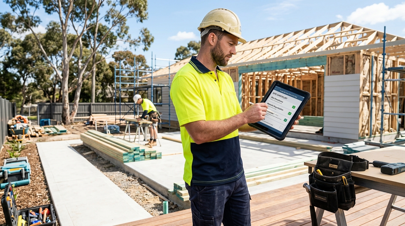 The Tradie On Site Checklist App: Your Secret to Tidy Builds